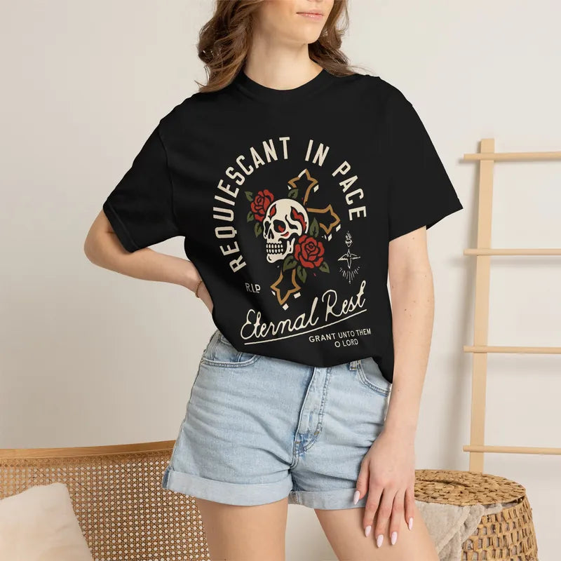 Requiescant in Pace T-Shirt, worn