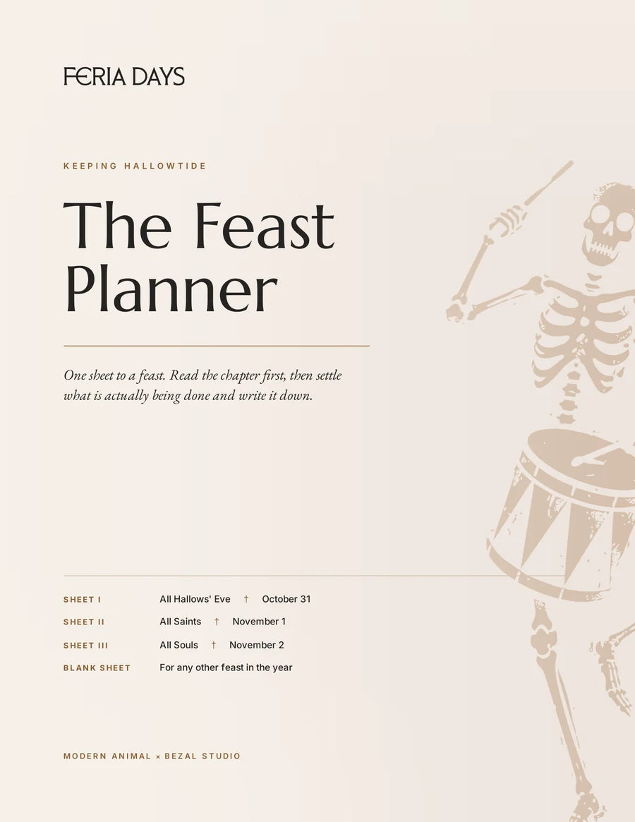 The cover of Keeping Hallowtide — The Feast Planner
